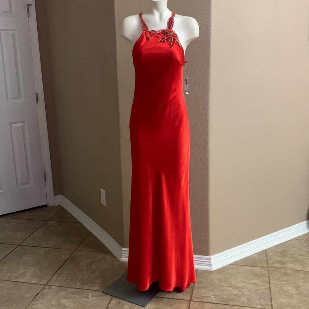 Vintage red gown